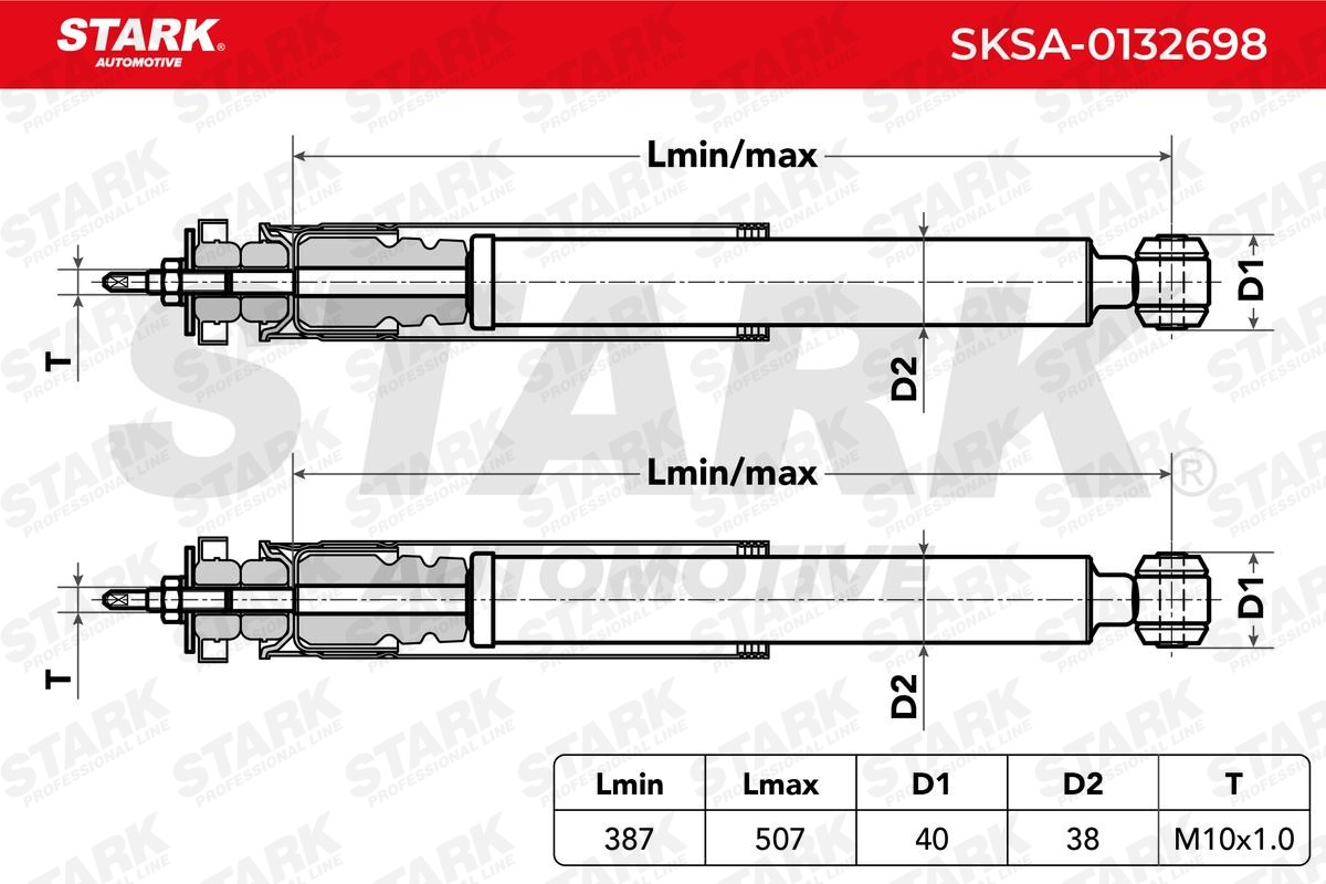 SKSA-0132698 Stoßdämpfer STARK - Markenprodukte billig