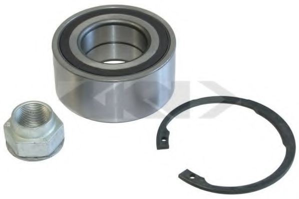 SPIDAN 72048 Wheel bearing kit Left, Right, with ABS sensor ring, with integrated magnetic sensor ring, 88 mm