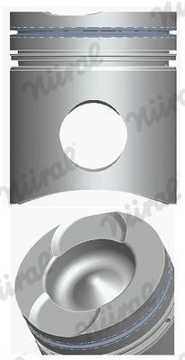 NÜRAL 87-142900-00 Kolben für IVECO EuroTech MT LKW in Original Qualität