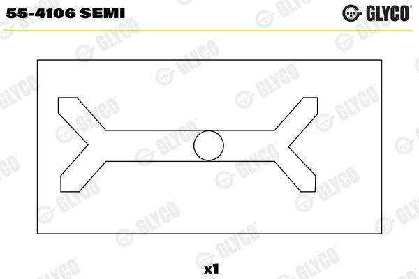 55-4106 GLYCO 55-4106SEMI Small End Bushes, connecting rod 98460411