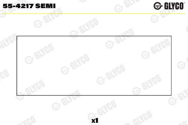 GLYCO 55-4217 SEMI Lagerbuchse, Pleuel für IVECO PowerStar LKW in Original Qualität