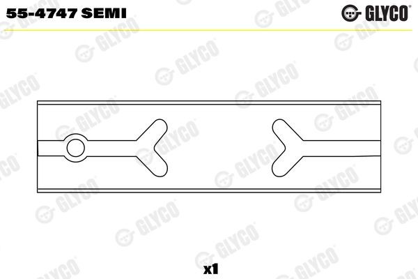 GLYCO 55-4747 SEMI Small End Bushes, connecting rod