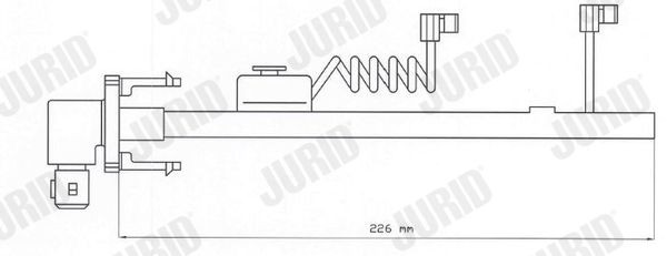 JURID 587027 Warnkontakt, Bremsbelagverschleiß für DENNIS ELITE 2 LKW in Original Qualität