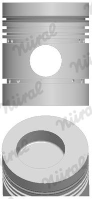 NÜRAL 87-174300-00 Kolben für MERCEDES-BENZ T2/L LKW in Original Qualität