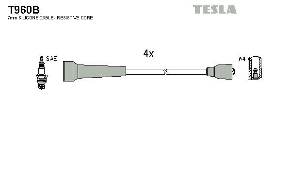 TESLA T960B Ignition Cable Kit