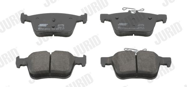 25008 JURID not prepared for wear indicator Height 1: 56,1mm, Height: 56,1mm, Width: 123mm, Thickness: 16,4mm Brake pads 573409J buy