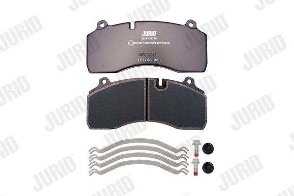 JURID Brake pad kit 2918105390
