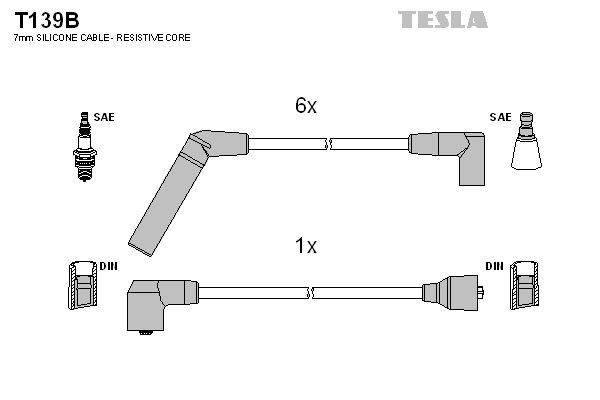 TESLA Ignition Lead Set T139B buy