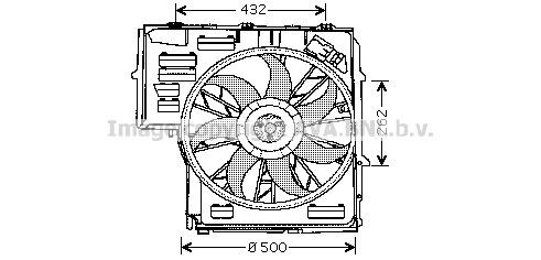 PRASCO D1: 500 mm, 540W Cooling Fan BW7505 buy