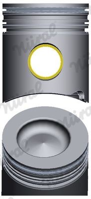 NÜRAL 137 mm, mit Buchse für Bolzennabe, mit Kühlkanal, mit Kolbenringträger, für Trapezpleuel Kolben 87-783000-30 kaufen