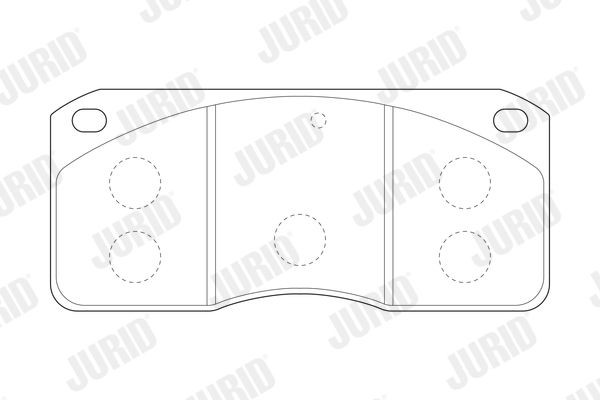 JURID not prepared for wear indicator Height 1: 80mm, Height: 80mm, Width: 176mm, Thickness: 21,9mm Brake pads 2930209560 buy