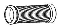 Flex pipe DINEX Length: 250 mm - 42142