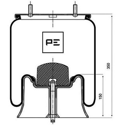 1R 11-781 PETERS ENNEPETAL 084.100-73A Boot, air suspension 1 723 281