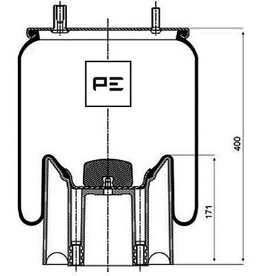 PETERS ENNEPETAL 084.105-74A Boot, air suspension