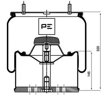 Great value for money - PETERS ENNEPETAL Boot, air suspension 084.116-72A