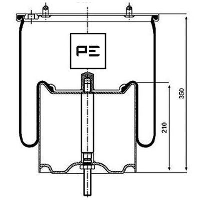 1R 14-753 PETERS ENNEPETAL 084.119-72A Boot, air suspension 1379 392