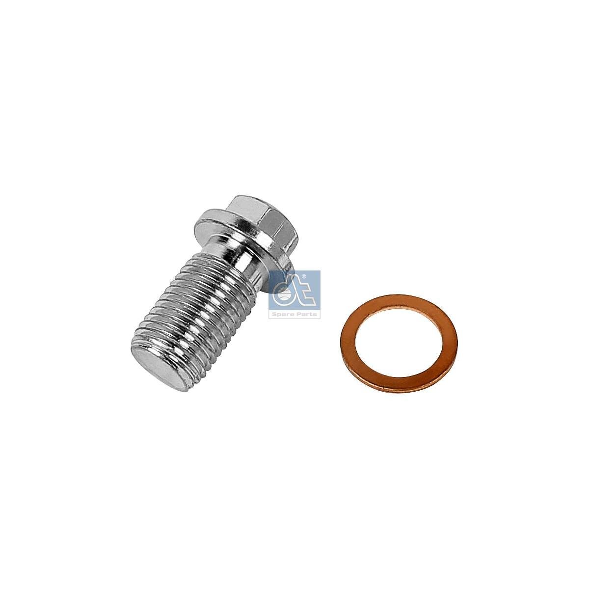 DT Spare Parts 4.40515 Sealing Plug, oil sump M14 x 1,5