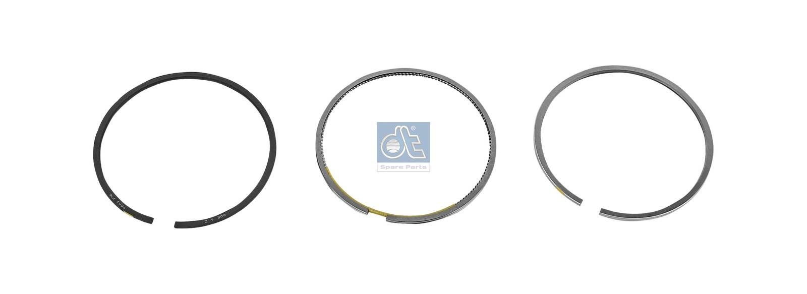 4.91146 DT Spare Parts Piston ring kit FIAT 89mm