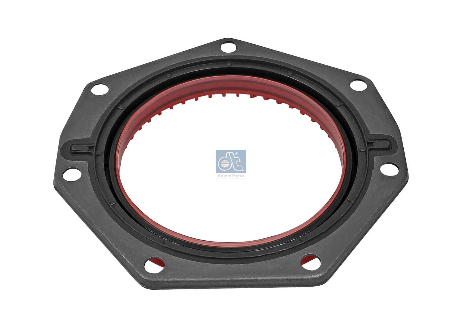 DT Spare Parts 7.50522 Crankshaft seal transmission sided, FKM (fluorocarbon rubber), FPM (fluoride rubber)