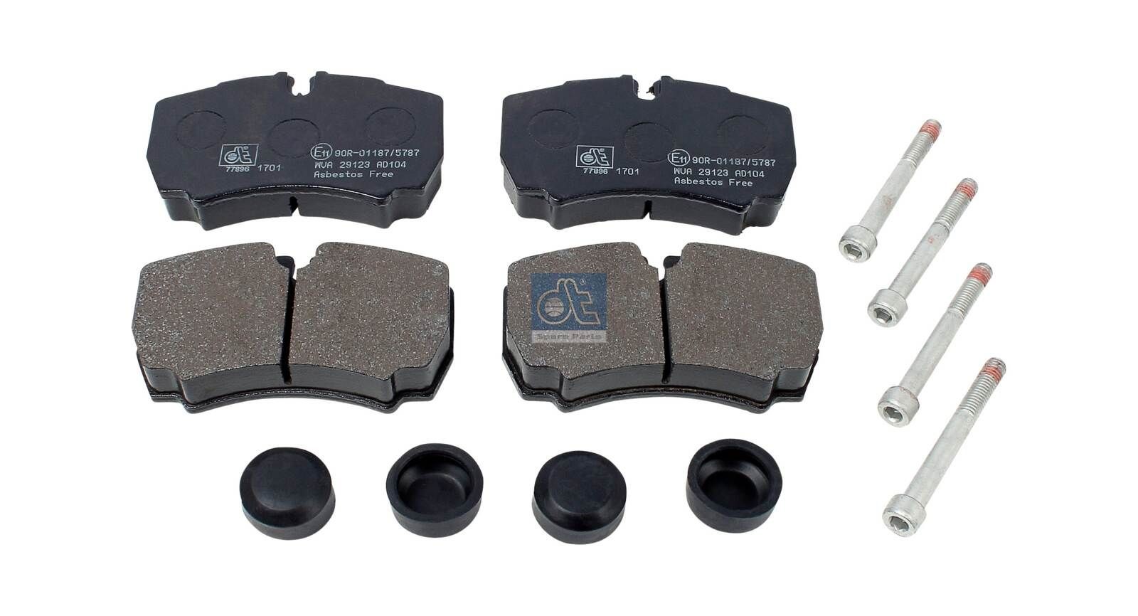 DT Spare Parts 7.92614 Brake pad set FORD experience and price