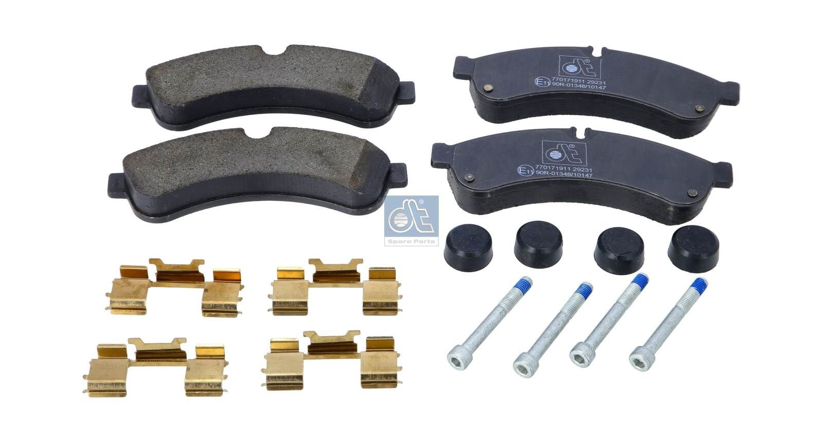 DT Spare Parts Rear Axle Height: 65mm, Width: 184mm, Thickness: 23mm Brake pads 7.92620 buy