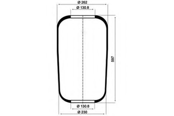 Mercedes VARIO Boot, air suspension 8308621 PETERS ENNEPETAL 084.055-10A online buy