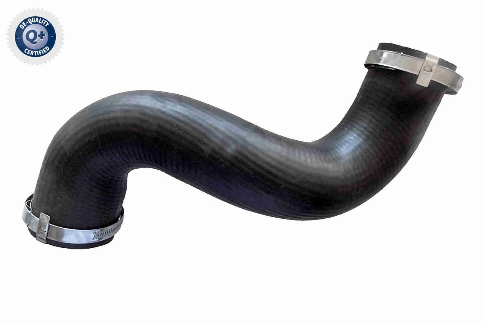 VAICO V10-3783 Charger Intake Hose Rubber with fabric lining, Q+, original equipment manufacturer quality