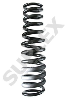 SUPLEX 19367 Coil spring Rear Axle, Coil spring with inconstant wire diameter, brown, Blue (2x), white, with sleeve