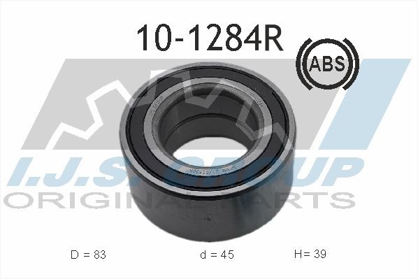 IJS GROUP 10-1284R Wheel bearing Front Axle, Left, Right 45x83x39 mm
