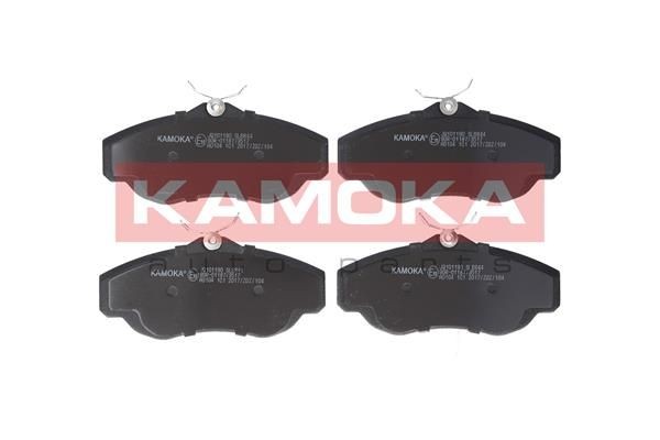KAMOKA Front Axle, excl. wear warning contact Height: 66mm, Width: 145mm, Thickness: 19mm Brake pads JQ101190 buy
