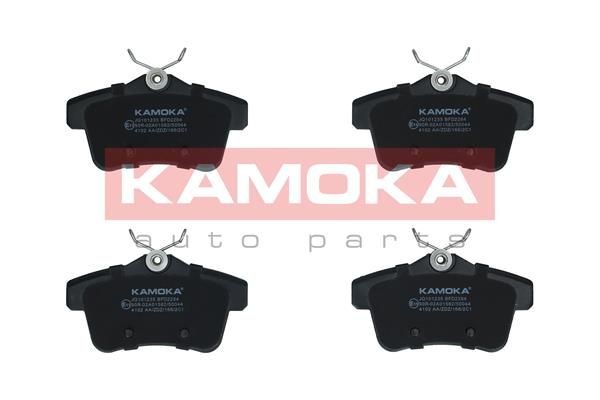 KAMOKA JQ101235 Brake pad set Rear Axle, excl. wear warning contact