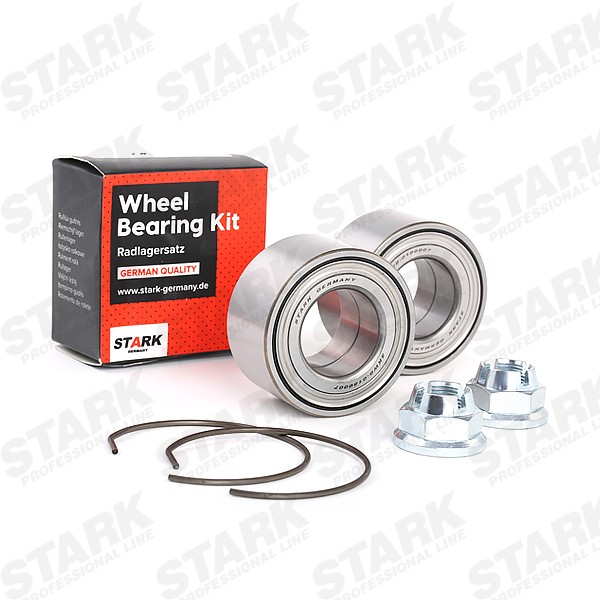 SKWB-0180785 STARK Wheel hub assembly DACIA Front axle both sides, Contains two wheel bearing sets, 72,00 mm