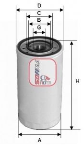 SOFIMA S2003DR Oil filter 0/117175