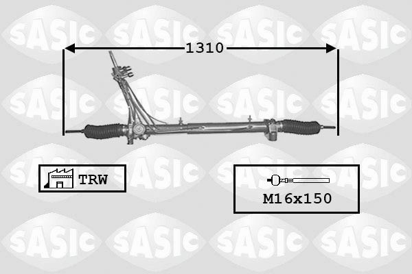 Fiat DUCATO Steering rack SASIC 7170026 cheap