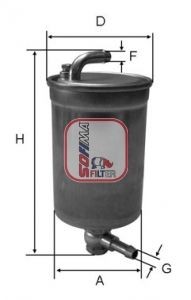 SOFIMA S 4072 NR Fuel filter Filter Insert, 10mm, 10mm