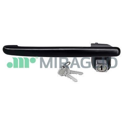 MIRAGLIO links, mit Schlüssel, schwarz Türgriff 80/228 kaufen