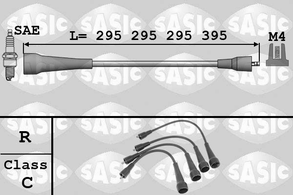SASIC 9284001 Ignition Cable Kit 7700106221