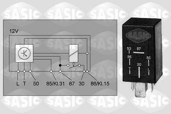 SASIC 9316005 Control Unit, glow plug system 191 911 261 C