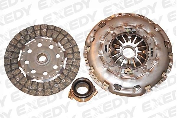 EXEDY TYK2259 Clutch kit for engines with dual-mass flywheel, three-piece, with bearing(s), 240mm