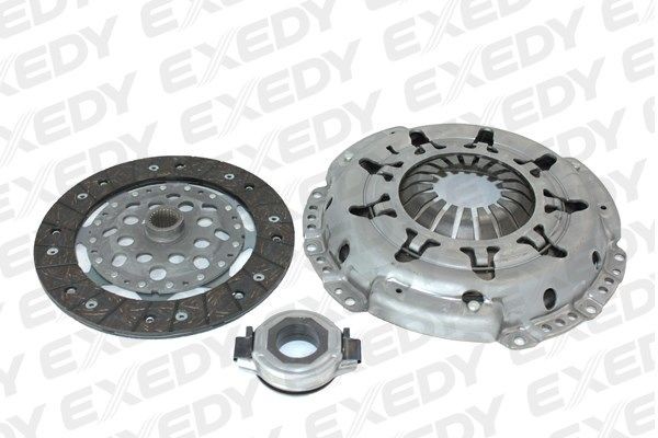 EXEDY Plus DMF NSK2161DMF Clutch kit for engines with dual-mass flywheel, four-piece, with bearing(s), 225mm