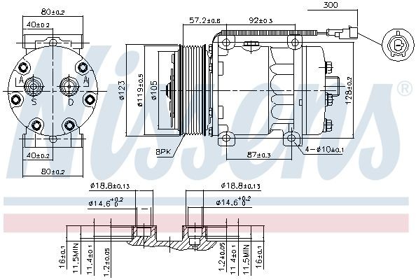 NISSENS Aircon compressor 89416 buy online