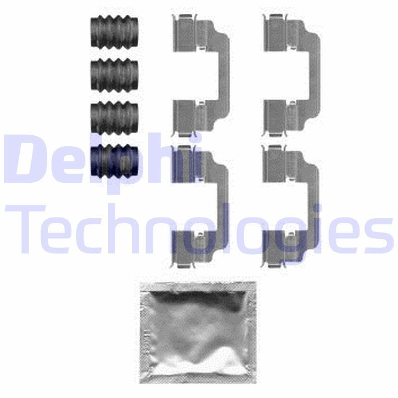 DELPHI Brake pad fitting kit LX0584 buy