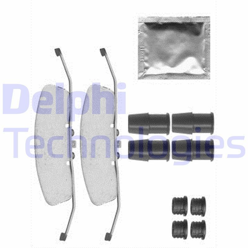 DELPHI LX0586 Accessory Kit, disc brake pads