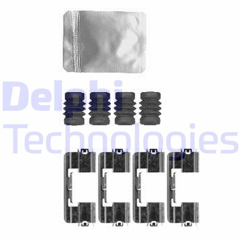 DELPHI Brake pad fitting kit LX0594 buy