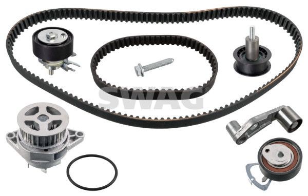 Volkswagen GOL Water pump and timing belt kit SWAG 30 94 5131 cheap