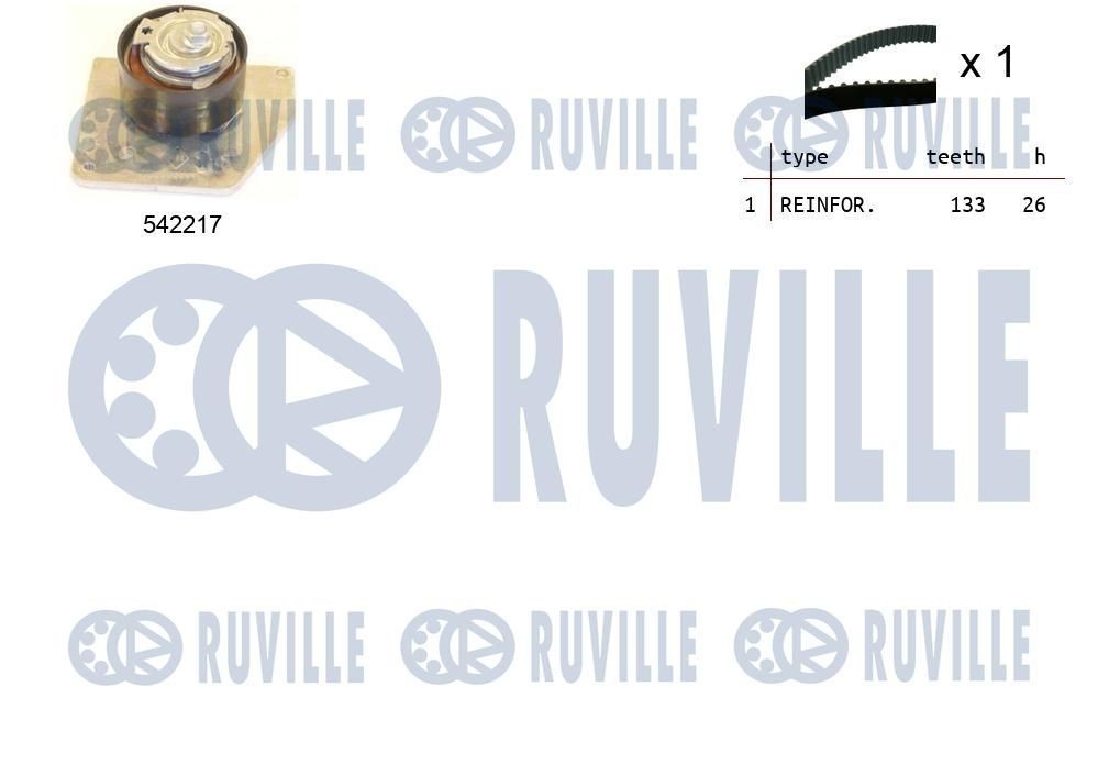 RUVILLE 5635885 Deflection / Guide Pulley, v-ribbed belt 955 102 119 21
