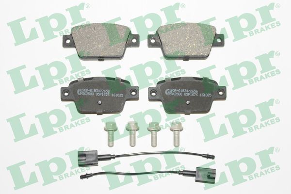 LPR 05P1676 Brake pad set with bolts/screws