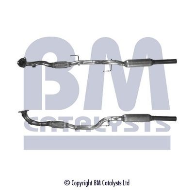 Original BM CATALYSTS Exhaust pipes BM50199 for VW POLO