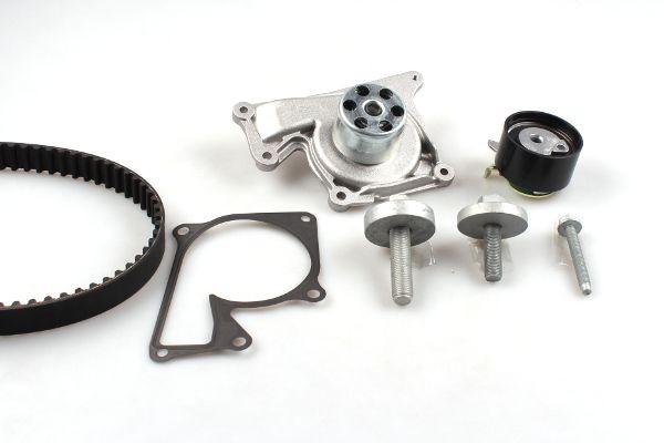 HEPU PK09650 Water pump and timing belt kit with bolts/screws, Number of Teeth: 123, Width: 27 mm
