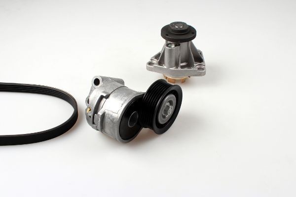 HEPU PK03200 Water Pump + V-Ribbed Belt Kit AUDI experience and price